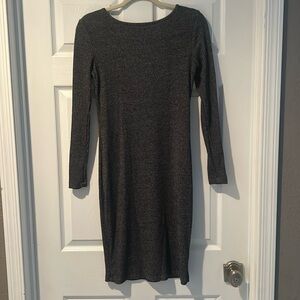 Dark Grey Sweater Dress (Size S/M)